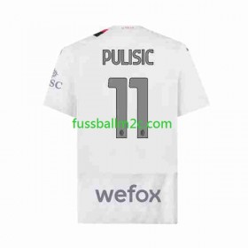 Fußballtrikots AC Mailand Christian Pulisic 11 Auswärts Trikotsatz 2023-2024